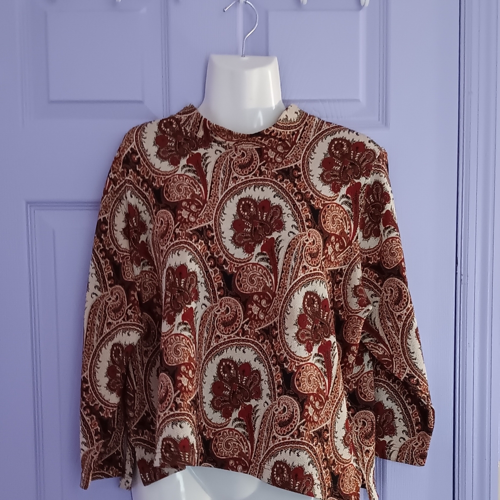 Bon Worth | Women9 Vintage Paisley Print Blouse LP